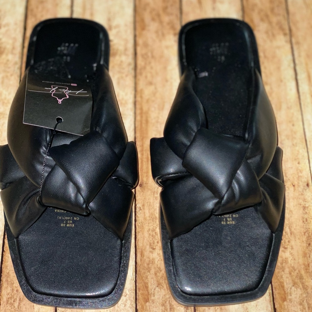 H&M Puffer Slides